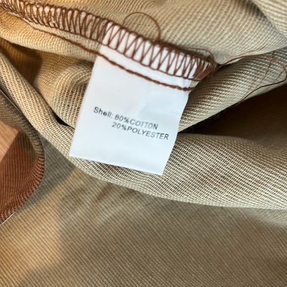 NWT SM Wardrobe Beige Cotton MoonPrint Overall Size - XLarge - Picture 8 of 13